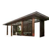 创意长廊户外钢结构金属艺异形凉亭小区不锈钢雕塑室外铁架成品廊