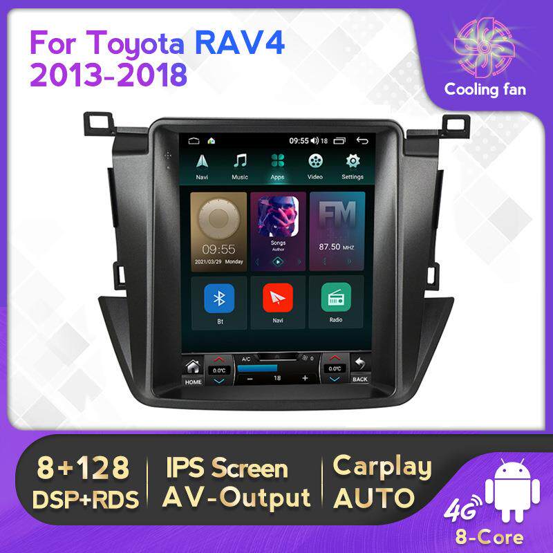 适用于丰田RAV4 13-18款改7862竖屏安卓大屏中控车载导航