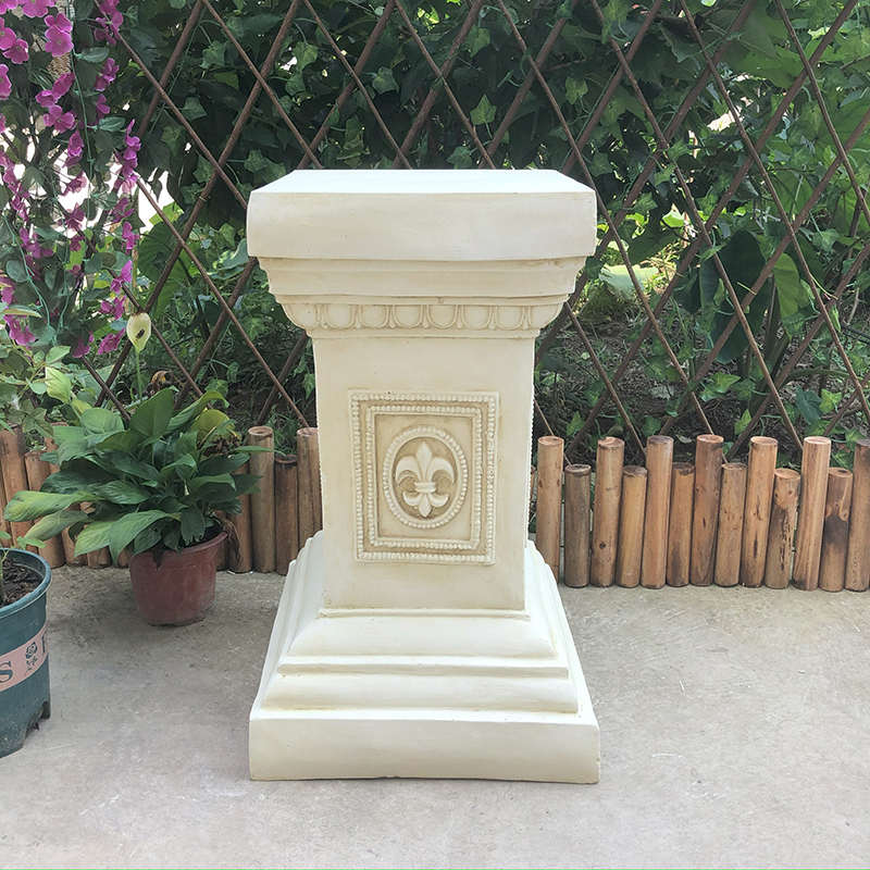 欧式方形罗马柱摄影婚庆路引橱窗民宿落地装饰大摆件庭院花盆底座