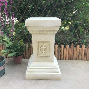 欧式方形罗马柱摄影婚庆路引橱窗民宿落地装饰大摆件庭院花盆底座