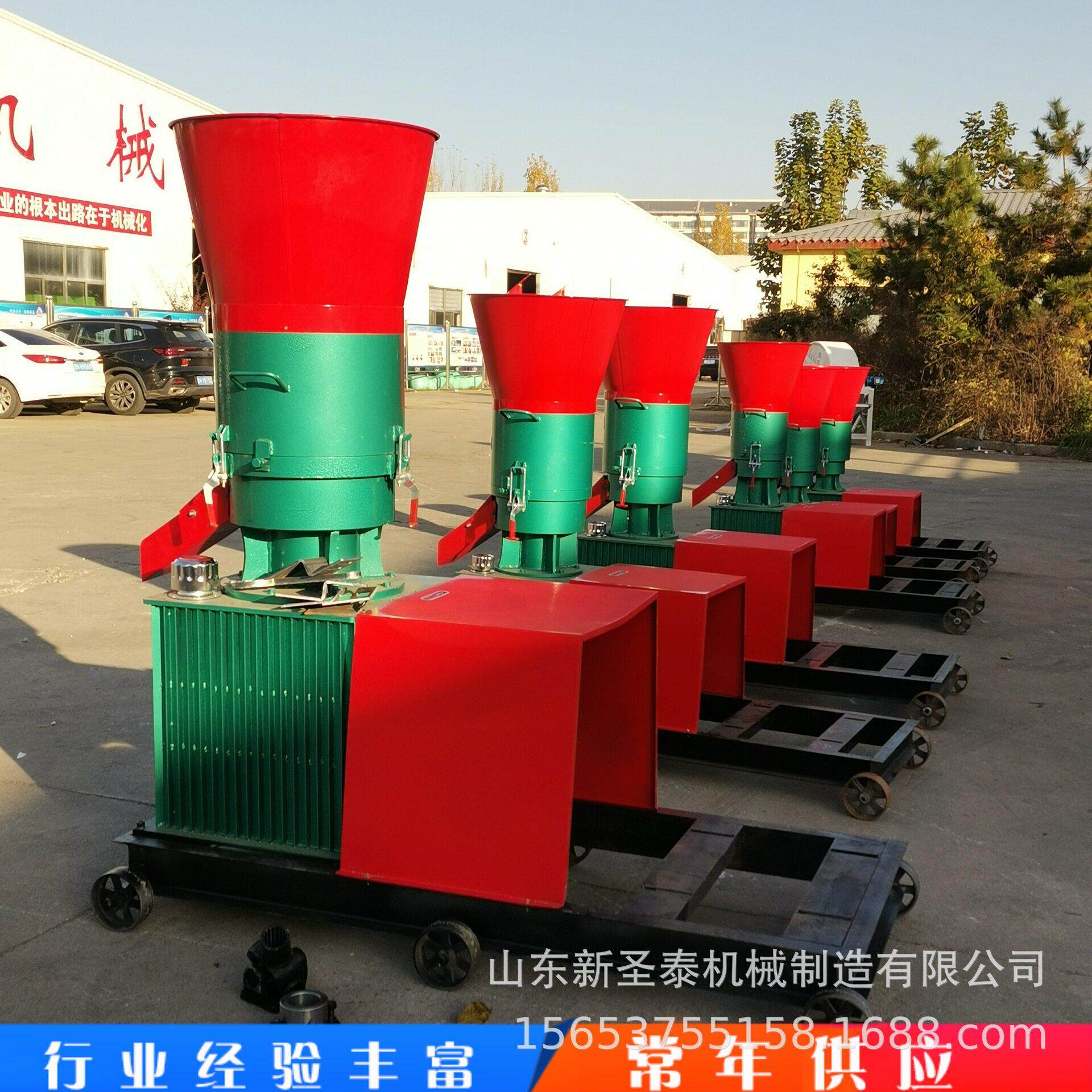 鲜秸秆粉碎饲料制造机家禽玉米制粒机
