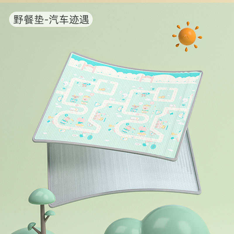 垫曼隔热加厚野餐草坪帐篷野炊防潮垫郊游垫防水露营便携式户外龙
