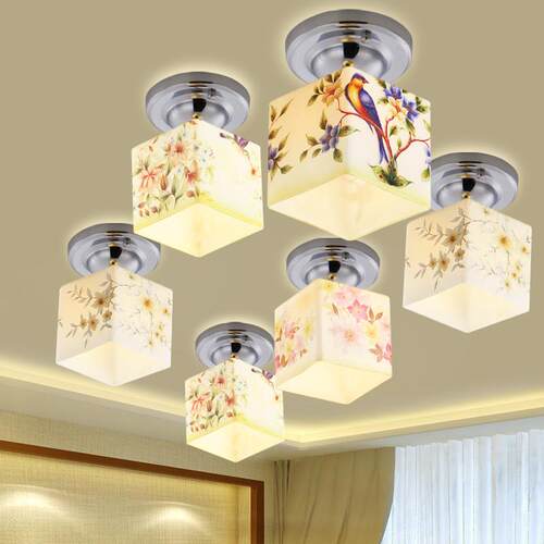 新中式LED吸顶灯简约温馨玄关灯走廊灯书房阳台灯过道灯具中国风