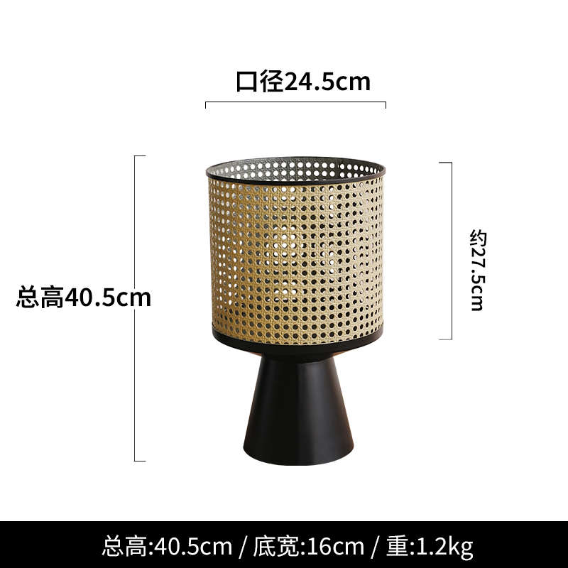 落地装饰绿艺软仿铁盆栽装摆件客厅藤编花架假植室内花盆创意造景