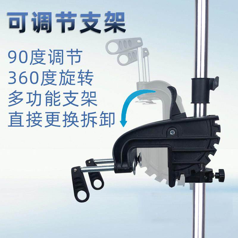 船用电动无刷推进器橡皮艇充气皮画艇马达螺旋桨挂架船外机