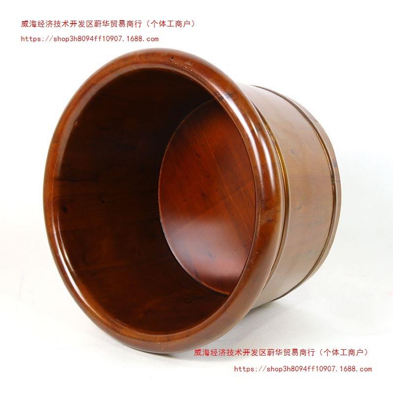 香柏木咖啡色泡脚木桶足浴木桶浴足盆洗脚木盆默认项其它轻奢其他