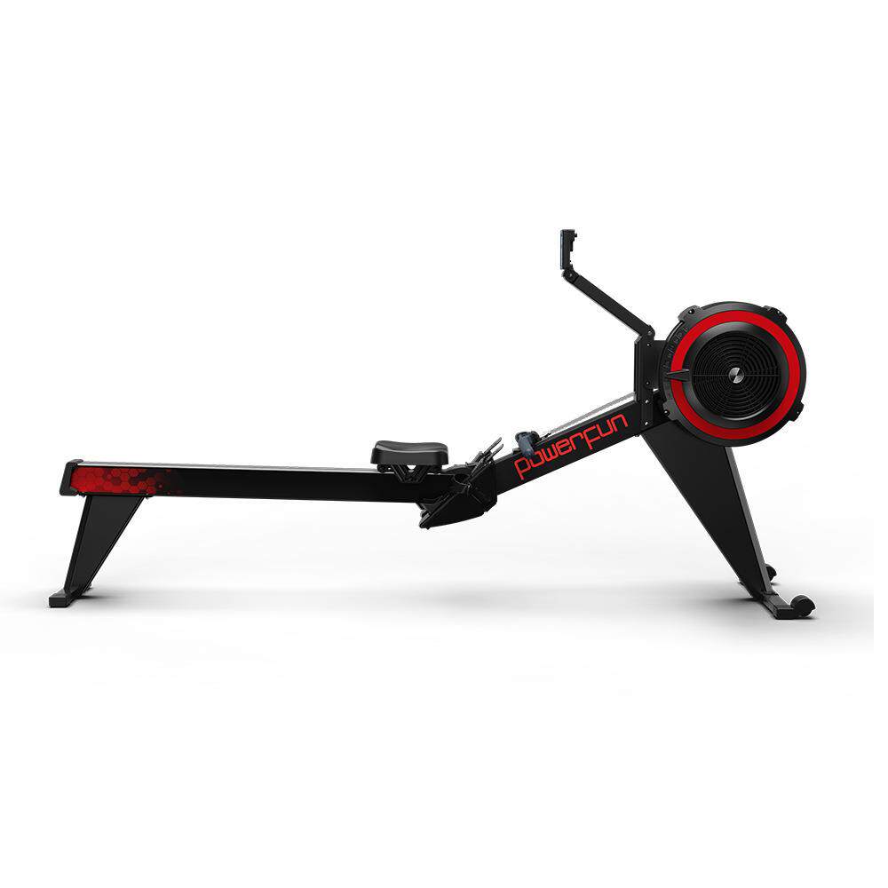Powerfun580陆上赛艇专业风阻划船机测功仪划桨静音智能健身商用