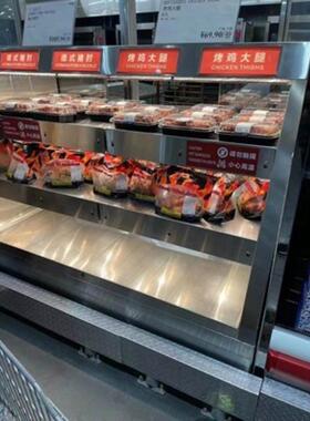 超市商用烤鸡烤鸭熟食卤菜肉炸鸡西餐披萨热菜面点加热保温展示柜