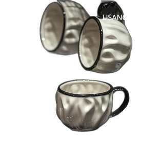 简约创意茶具花草茶具茶壶高级感陶瓷下午茶茶杯待客喝水杯子套装