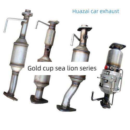 适用金杯海狮小海狮 X30 X30L T30 D52三元催化器 净化器 消声器