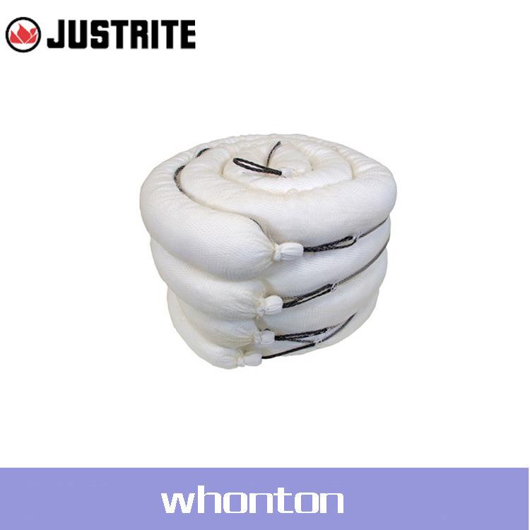 吸油索Justrite吸油索白色吸油型吸附索83850