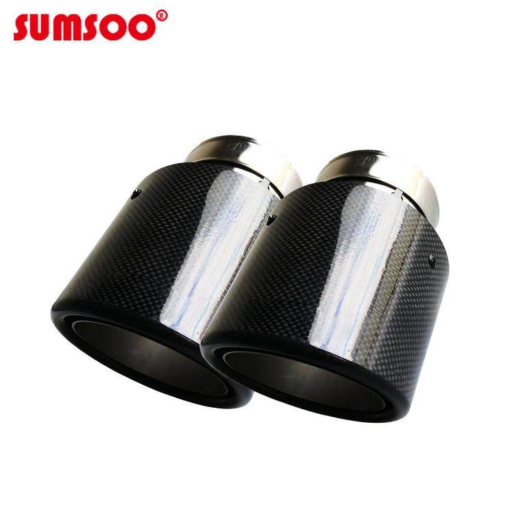 114口径卷边款适合多种车型改装排气管碳纤维尾喉