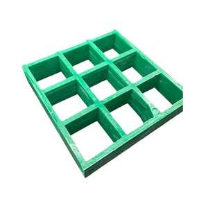 玻璃钢格栅十字网格鸽舍养殖地网地沟盖板防滑花纹盖板绿化树篦子