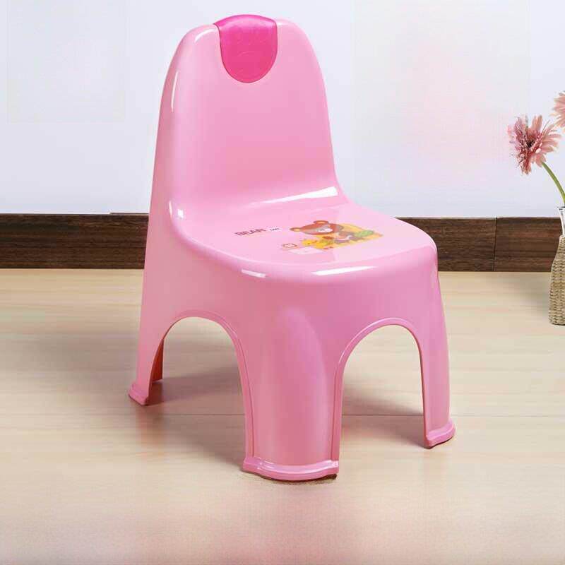 儿童背靠椅塑料凳加厚小板凳幼儿园宝宝餐椅防滑椅家用换鞋凳