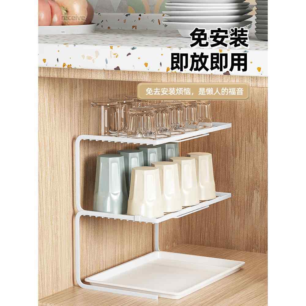 冰柜内置物架隔层架内部隔板分层碗碟架子收纳架冷柜冰箱网篮冷藏