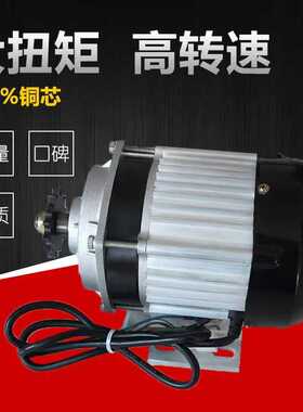 电动三四轮车永磁直流同步大功率电机马达48V60V72V1500W1800W