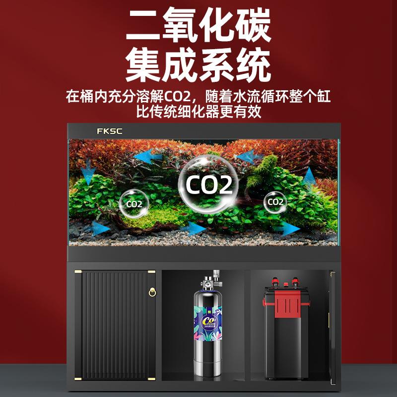 疯狂水草鱼缸过滤器外置过滤桶三合一水循环草缸过滤系统厂家