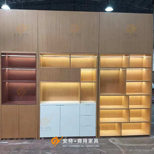 珠宝首饰展示柜陈列柜烟酒礼品产品样品柜台带灯饰品摆件展柜定制