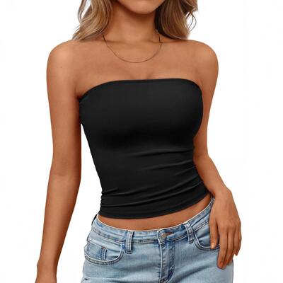 Women Strapless Color Daily Wear Multiple Colors Available