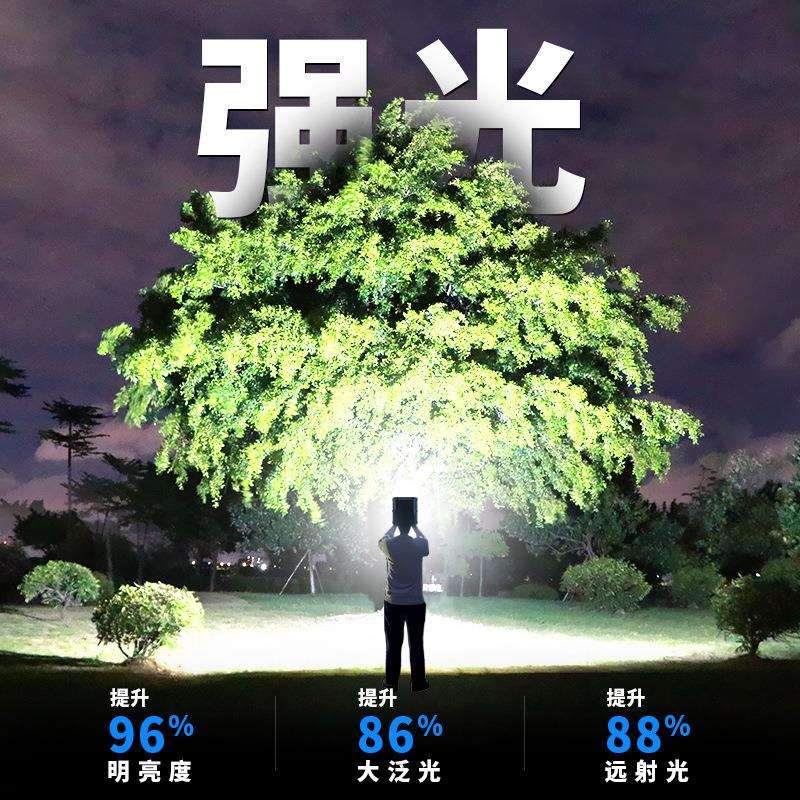 户外庭院高亮防水5色可调便携式移动应急分体太阳能双充电投光灯