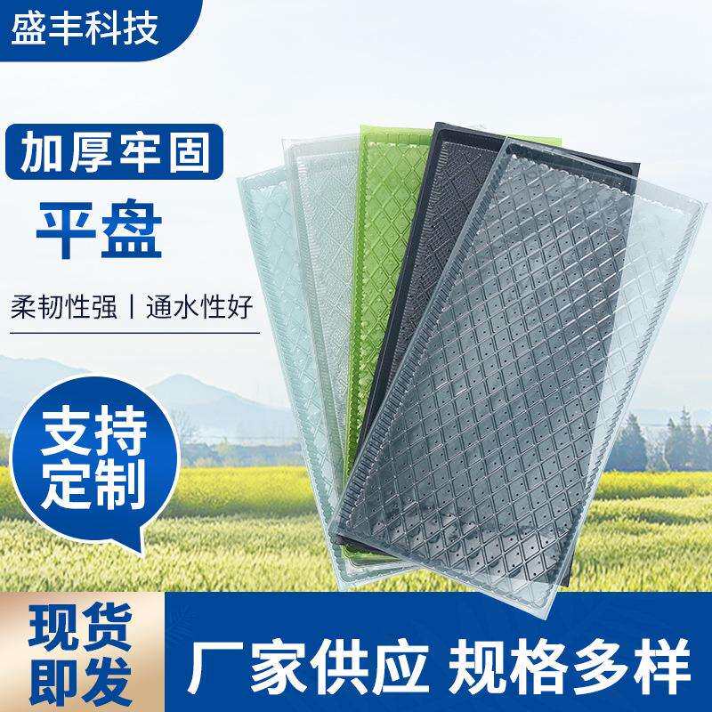 水稻苗平盘软盘 9寸7寸育苗盘透明加厚插秧机盘水稻育秧盘