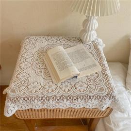 北欧ins白色蕾丝桌布花边沙发民宿装饰长方形正方形盖布茶几台布