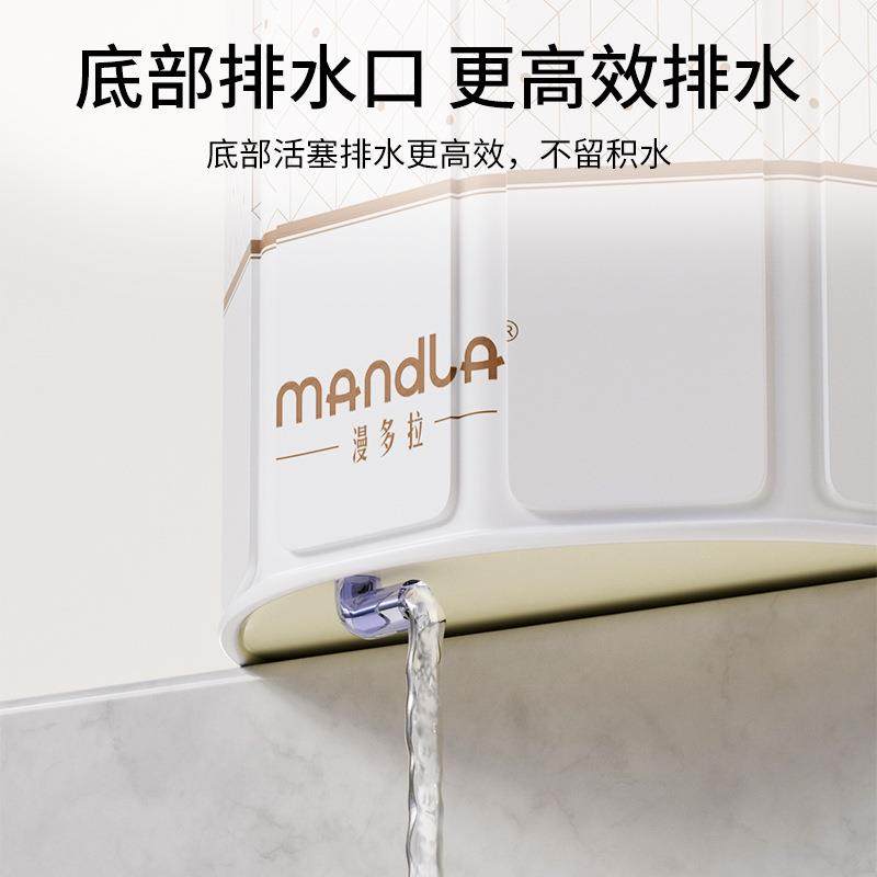 洗免安装厚成人折叠泡加澡桶浴桶速开木板浴桶童儿334B澡桶保温沐