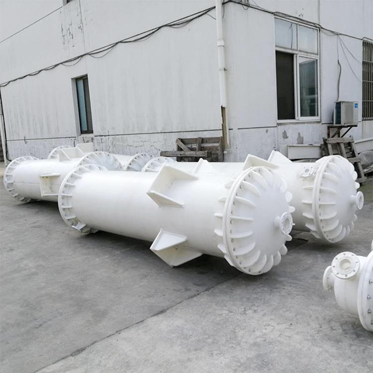 厂家直供PP石墨改性冷凝器 聚丙烯防腐降膜塑料列管式换热器加工