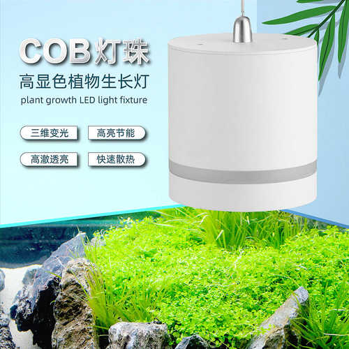 鱼缸水草筒灯变色可调草缸专业照明爆藻支架组合夹灯led小型吊灯