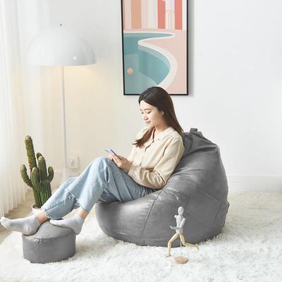 beanbag cover免洗单人布艺沙发 懒人沙发豆袋榻榻米卧室阳台制定