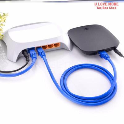 Blue Ethernet Internet LAN CAT5e Network Cable for Computer