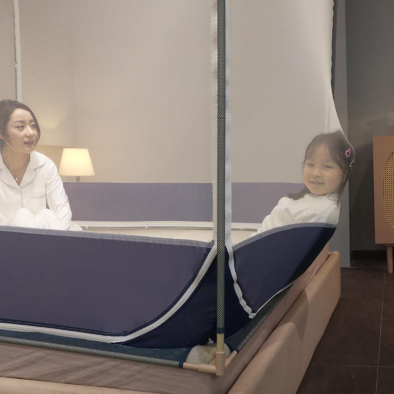 蒙古包MZB蚊家帐用夏天1.8米支架宝固定宝摔儿童1.5防三开门卧室