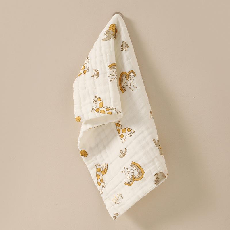 婴儿棉纱纱布毛巾柔软吸水面巾