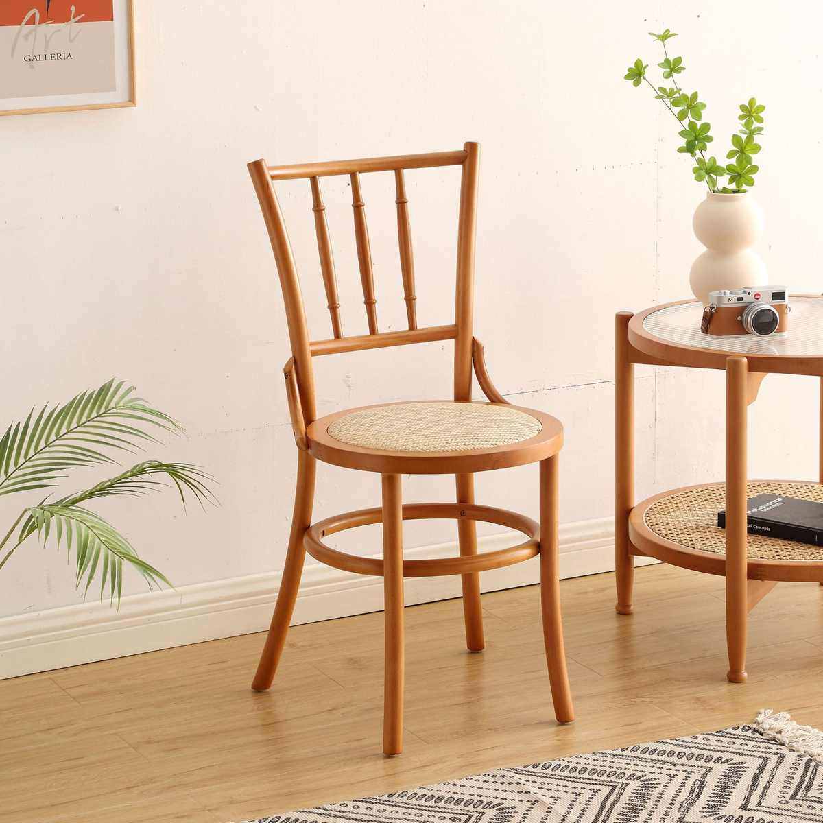 复古实木家用书房椅藤编靠背椅餐厅休闲椅子藤椅索耐特378号餐椅,商业/办公家具,商用藤编家具,淘宝优惠券,粉丝福利购,淘宝优惠卷