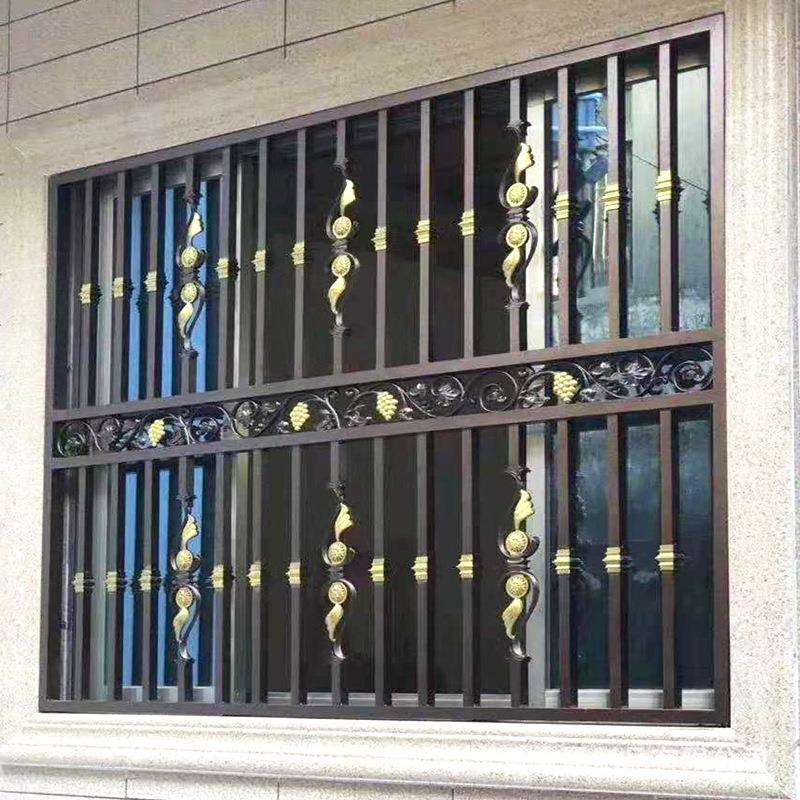 别墅铝合金防盗网家用室外阳台焊接防护栏铝窗花