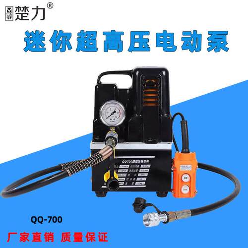 台州巨琥迷你电动液压泵QQ-700超高压电动泵便携式小型电动泵