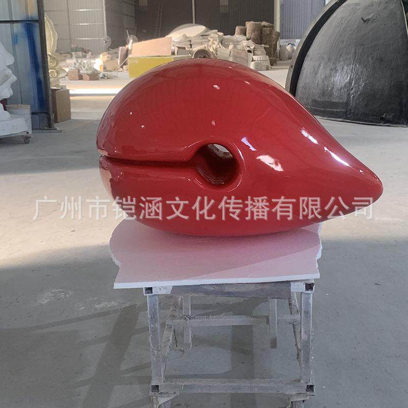 泡沫雕塑超大型木鱼模型落地摆件网红景点拍照打卡道具玻璃钢雕塑