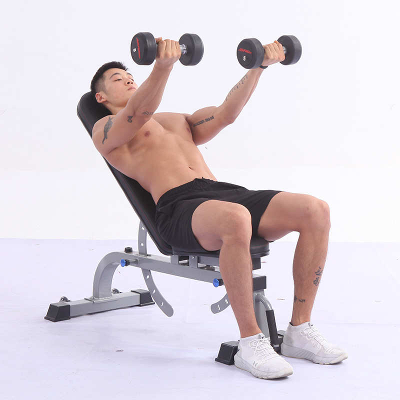 承重工厂可调推凳哑铃节400kg椅家用多功能直销飞鸟凳健身卧