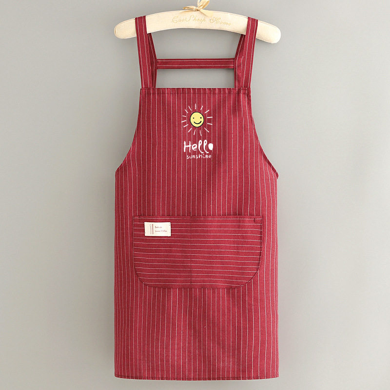 小个子短围裙棉质罩衣女厨房家用长袖女工作洋气可爱防油污工作服,家庭/个人清洁工具,围裙套装,淘宝优惠券,粉丝福利购,淘宝优惠卷