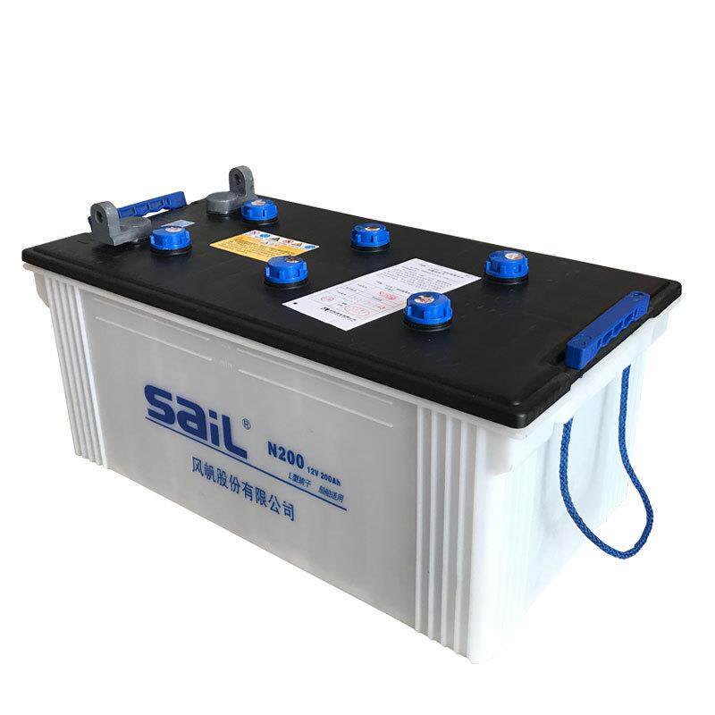 风帆sail蓄电池12V180AH电瓶6-QW-180发电机客货车船舶铅酸蓄电池