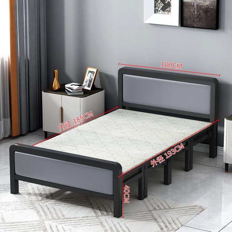 书房隐形床不占空间的折叠床小房间多功能床1米2的双人1米5收缩