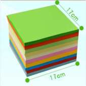 折纸手工纸软卡纸儿童美术课手工纸A4大号折纸正方形彩纸折纸材料