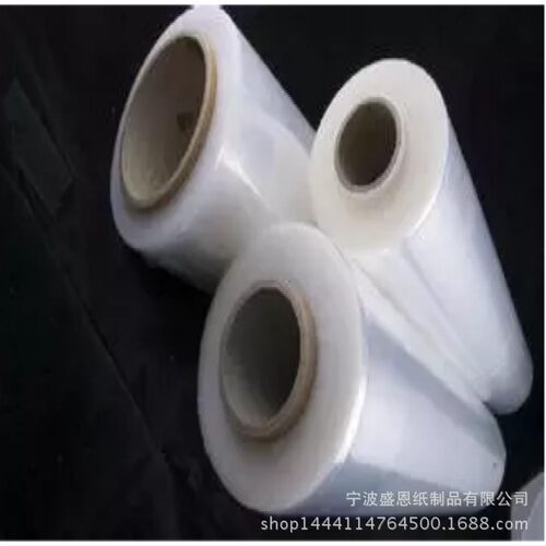 打包膜LLDPE自粘托盘缠绕膜透明塑料快读纸箱塑料打包膜厂家