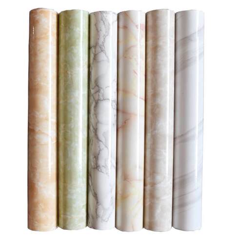 Kitchen sticker waterproof marble self-adhesive wallpaper