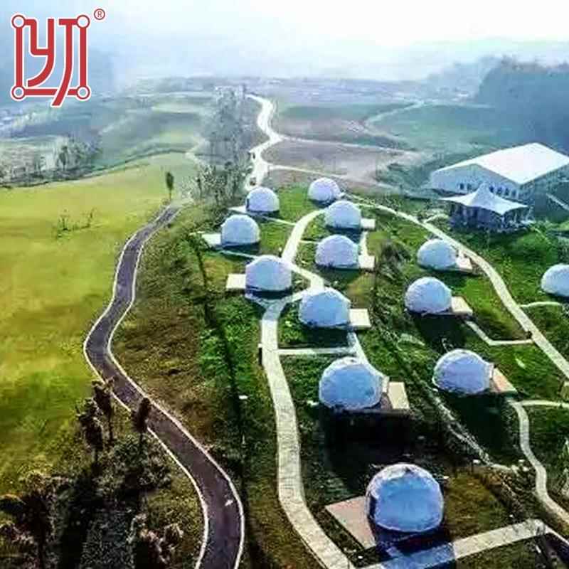 户外星空帐篷酒店篷房组合球形篷房广州圆形酒店帐篷野营民宿球篷
