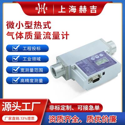 高精度双向测量微小流量热式气体质量流量计压缩空气氧气氮气氩气