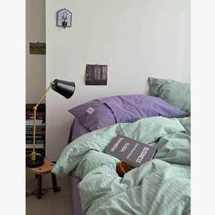 床品三四件套 绿紫全棉水洗棉四季 两个弗里达｜法式 chic马蒂斯风格