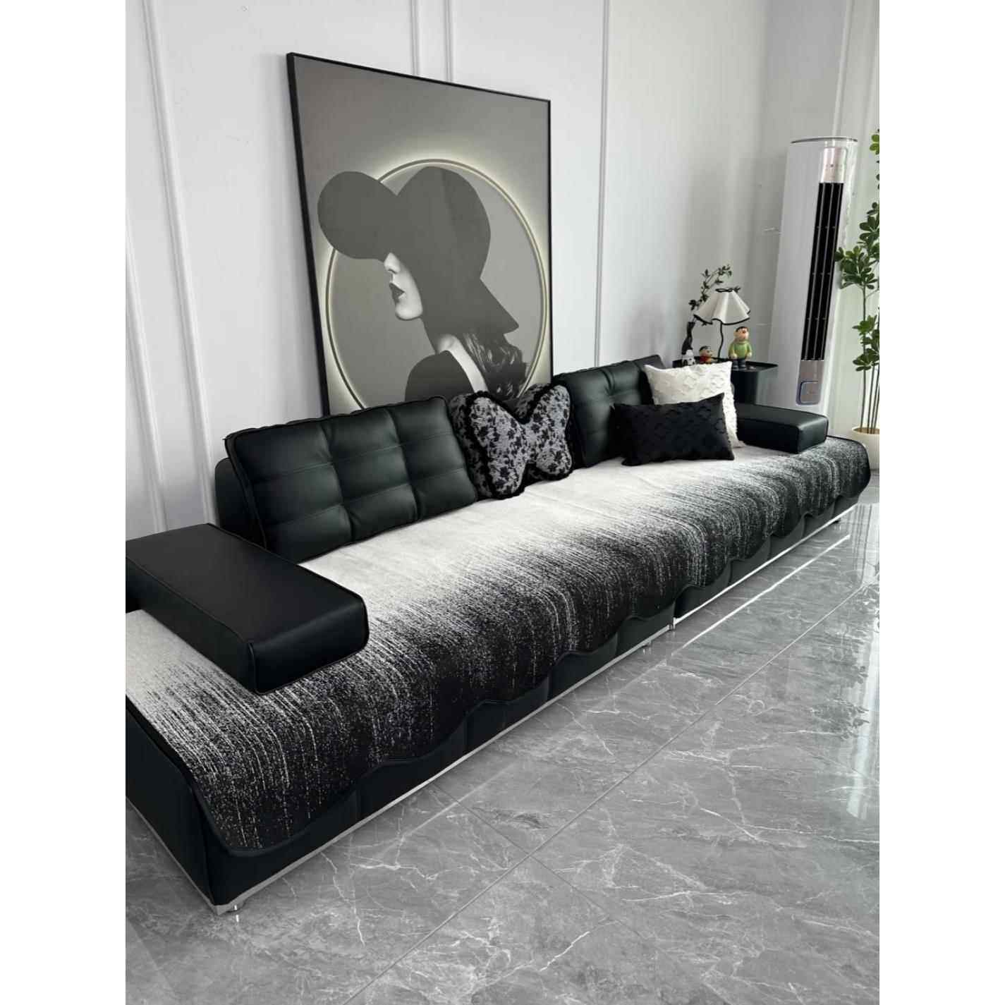 真皮专用坐垫沙发垫轻奢高级感新款四季通用轻奢高级感直排皮沙发,居家布艺,沙发垫,淘宝优惠券,粉丝福利购,淘宝优惠卷