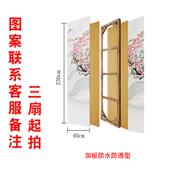 高档纯白色公室屏风隔客断厅断简约中式 前台遮挡办可移动折叠隔墙