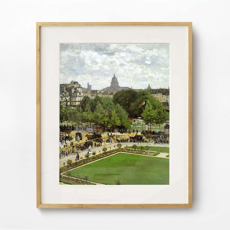 加安加丽榫卯画框北欧风景装饰画客厅卧室背景餐厅挂画清新壁画